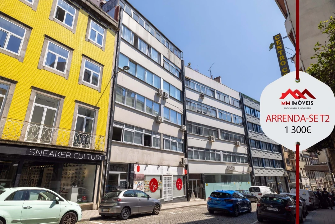 Apartamento T2 para Arrendamento em Cedofeita, Santo Ildefonso, Sé, Miragaia, São Nicolau e Vitória Foto 1