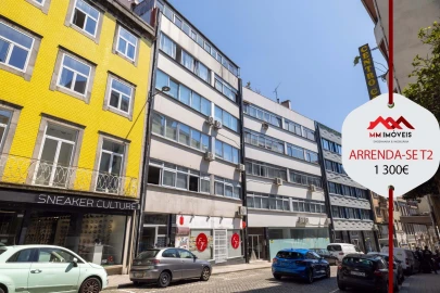 Apartamento T2 para Arrendamento em Cedofeita, Santo Ildefonso, Sé, Miragaia, São Nicolau e Vitória