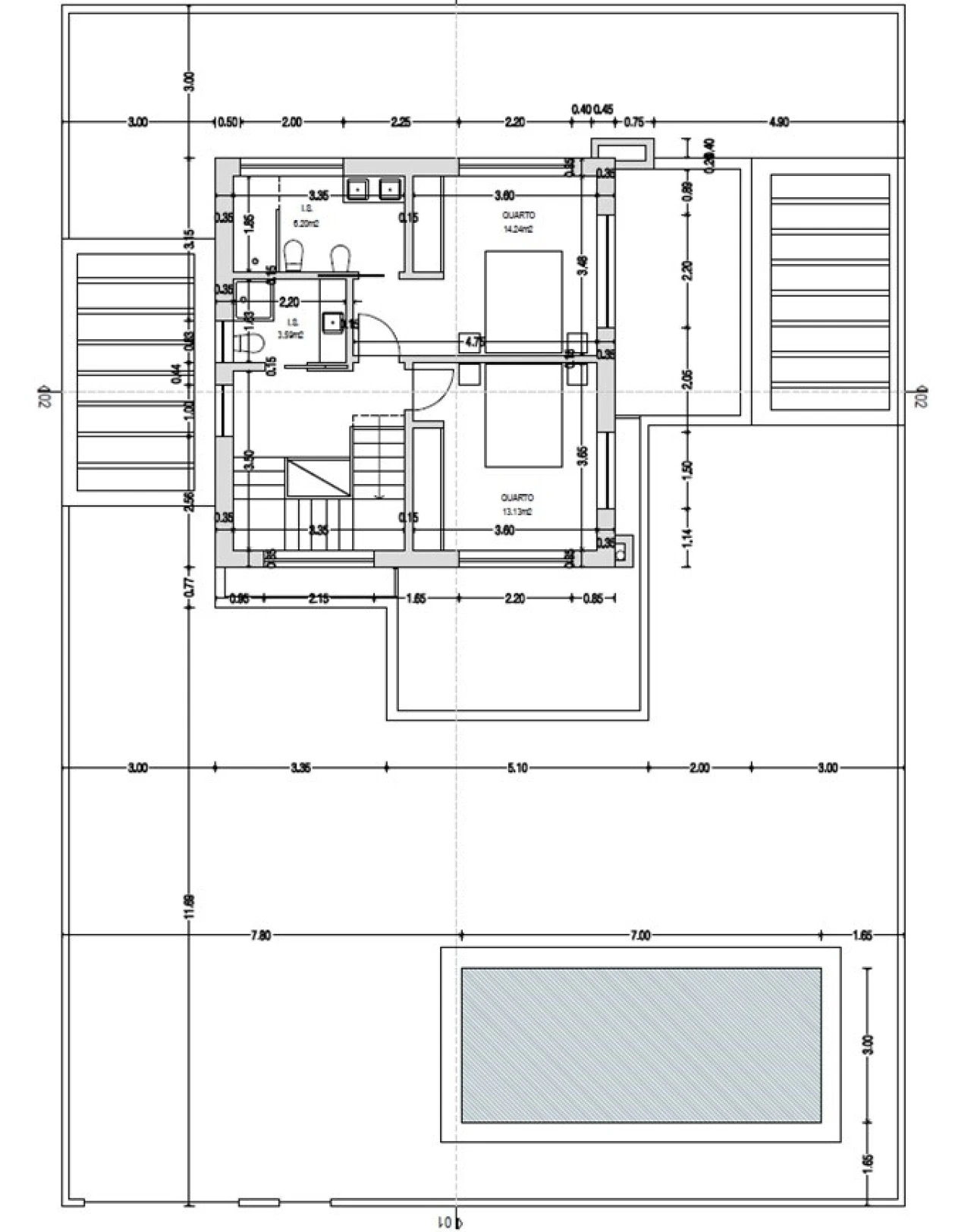 Moradia T3 para Venda em Porto Covo Planta 2