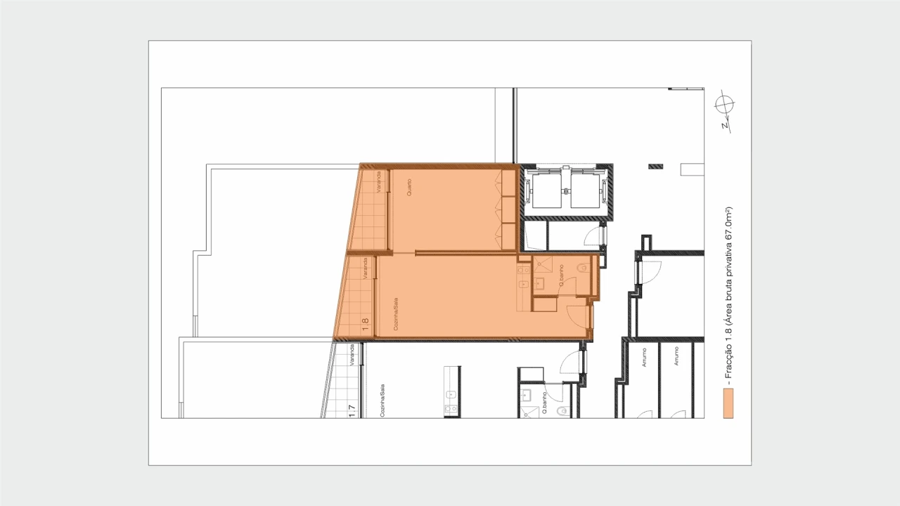 Apartamento T1 para Venda em Cedofeita, Santo Ildefonso, Sé, Miragaia, São Nicolau e Vitória Foto 13