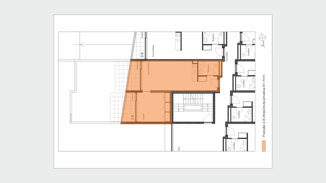 Apartamento T1 para Venda em Cedofeita, Santo Ildefonso, Sé, Miragaia, São Nicolau e Vitória Foto 13