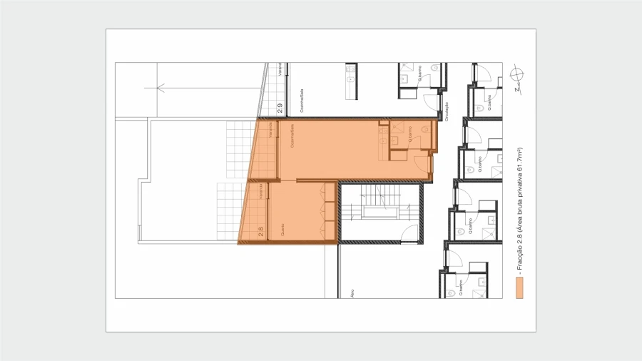 Apartamento T1 para Venda em Cedofeita, Santo Ildefonso, Sé, Miragaia, São Nicolau e Vitória Foto 13
