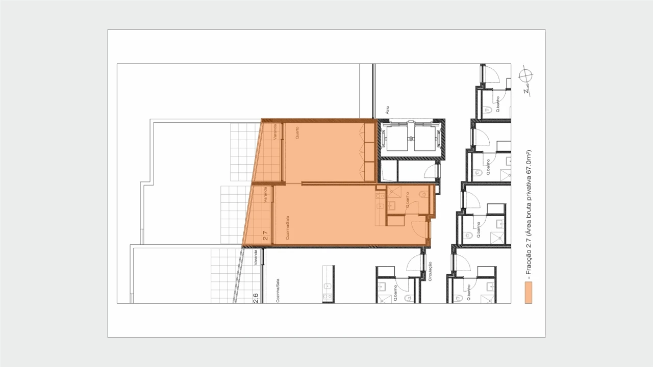 Apartamento T1 para Venda em Cedofeita, Santo Ildefonso, Sé, Miragaia, São Nicolau e Vitória Foto 13