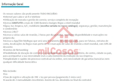 Escritório para Arrendamento em Campo de Ourique