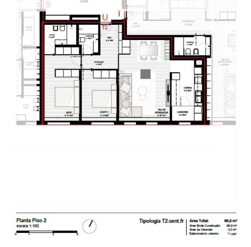 Apartamento T2 para Venda em Perafita, Lavra e Santa Cruz do Bispo Foto 8