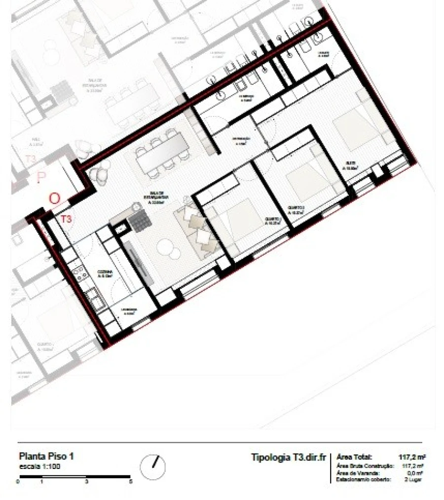 Apartamento T3 para Venda em Perafita, Lavra e Santa Cruz do Bispo Foto 9