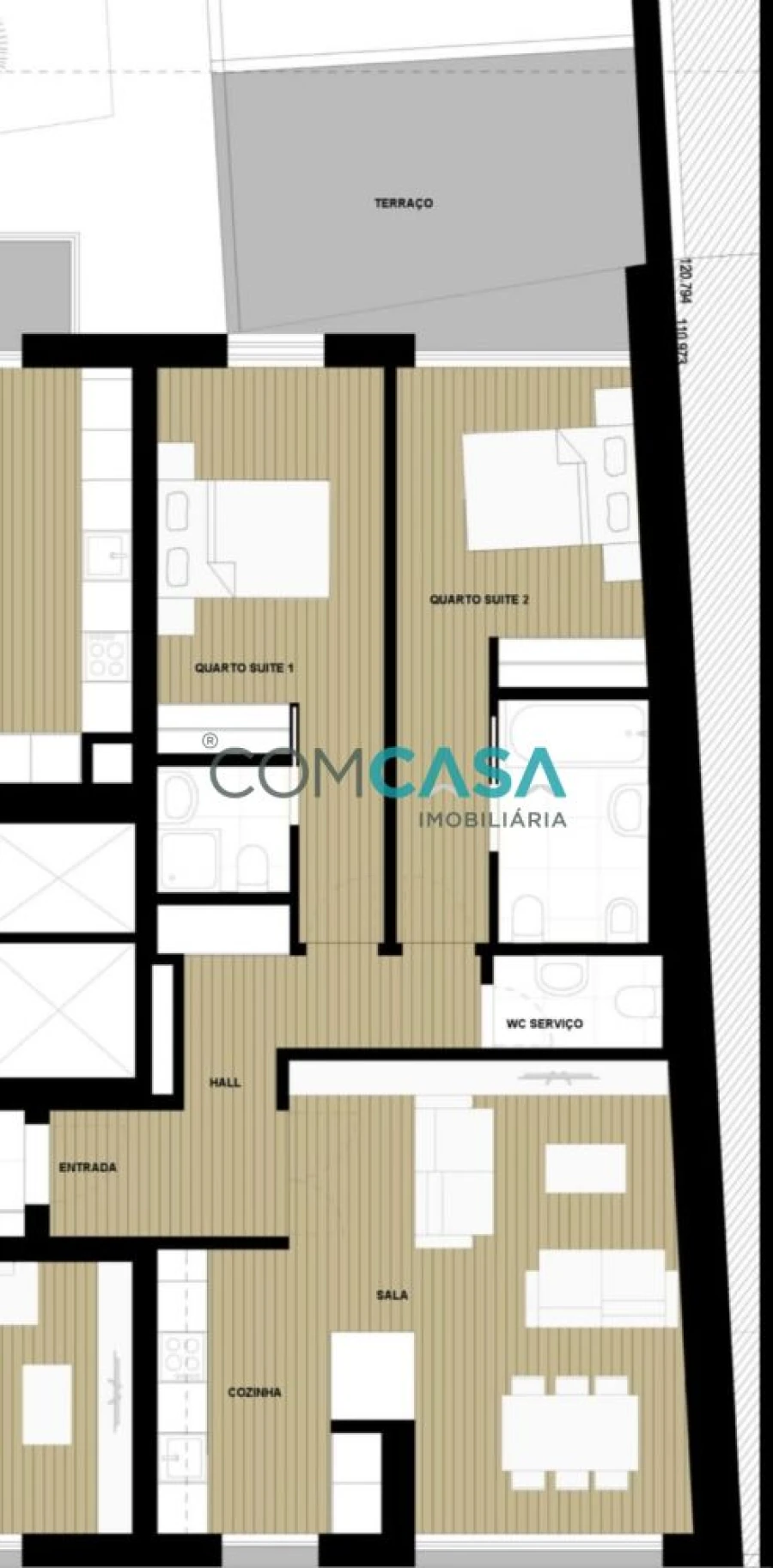 Apartamento T2 para Venda em Cedofeita, Santo Ildefonso, Sé, Miragaia, São Nicolau e Vitória Foto 6