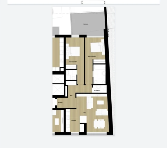 Apartamento T2 para Venda em Cedofeita, Santo Ildefonso, Sé, Miragaia, São Nicolau e Vitória Planta 2