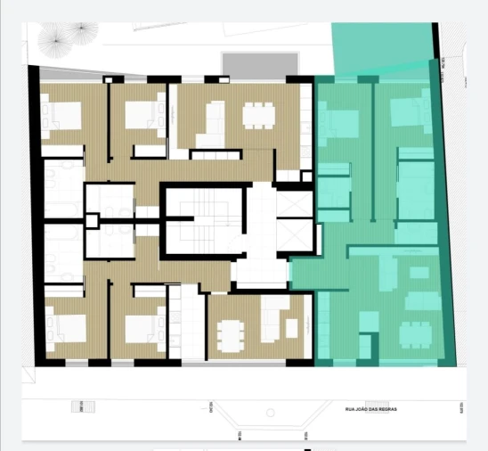 Apartamento T2 para Venda em Cedofeita, Santo Ildefonso, Sé, Miragaia, São Nicolau e Vitória Planta 1