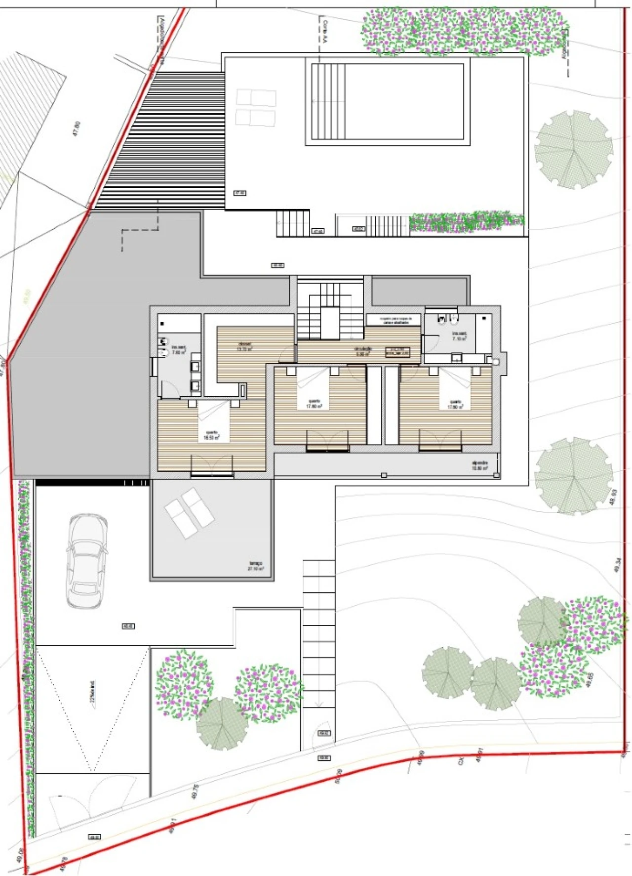 Moradia T4 para Venda em Riba de Ancora Planta 3