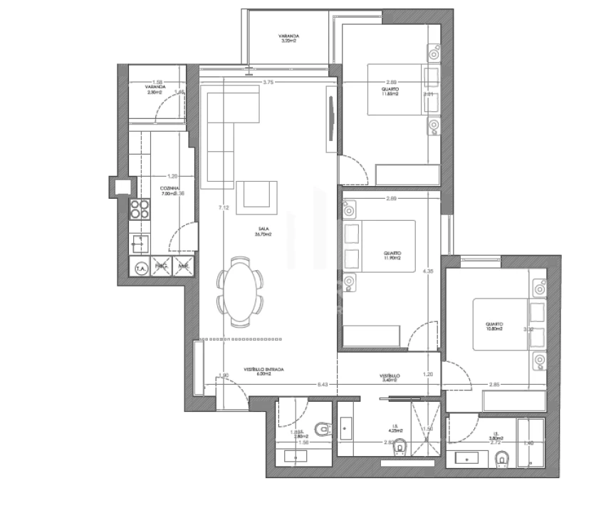 Apartamento T3 para Venda em Bonfim Foto 25