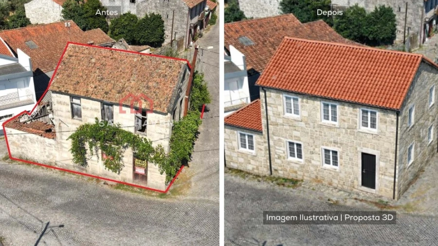 Moradia T3 para Venda em Cunha Baixa