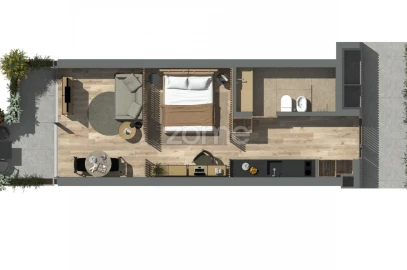 Apartamento T1 para Venda em São Mamede de Infesta e Senhora da Hora