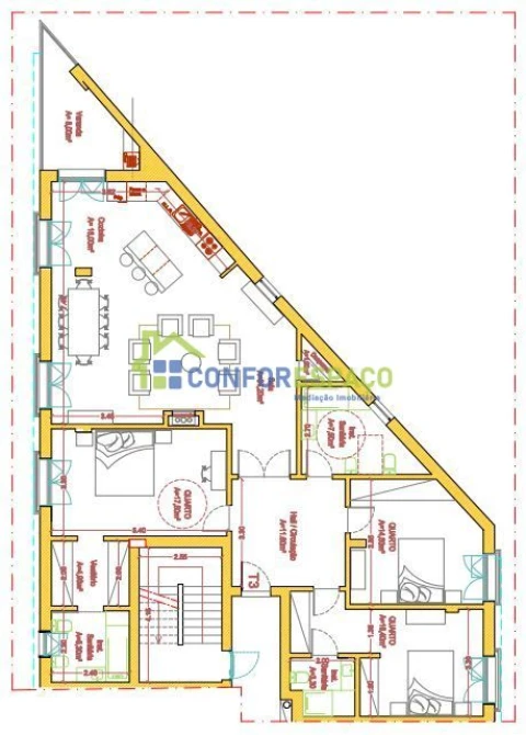 Apartamento T3 para Venda em Castelo Branco