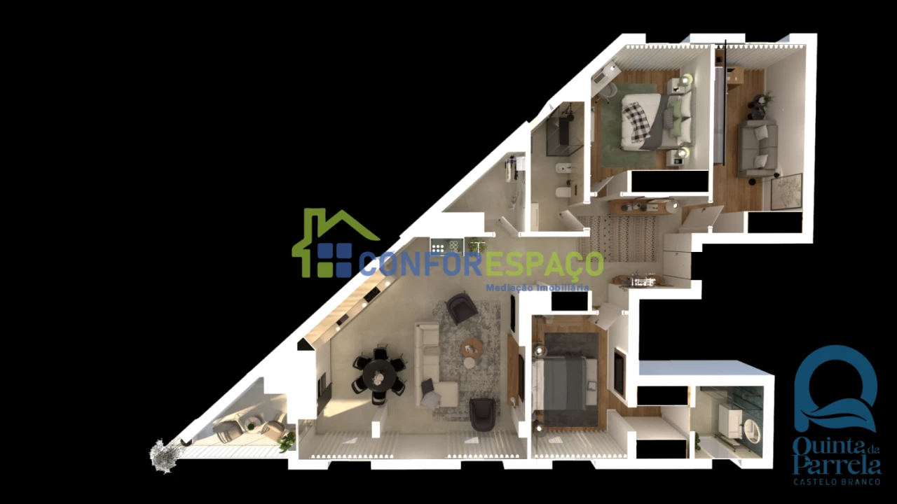 Apartamento T3 para Venda em Castelo Branco Foto 3