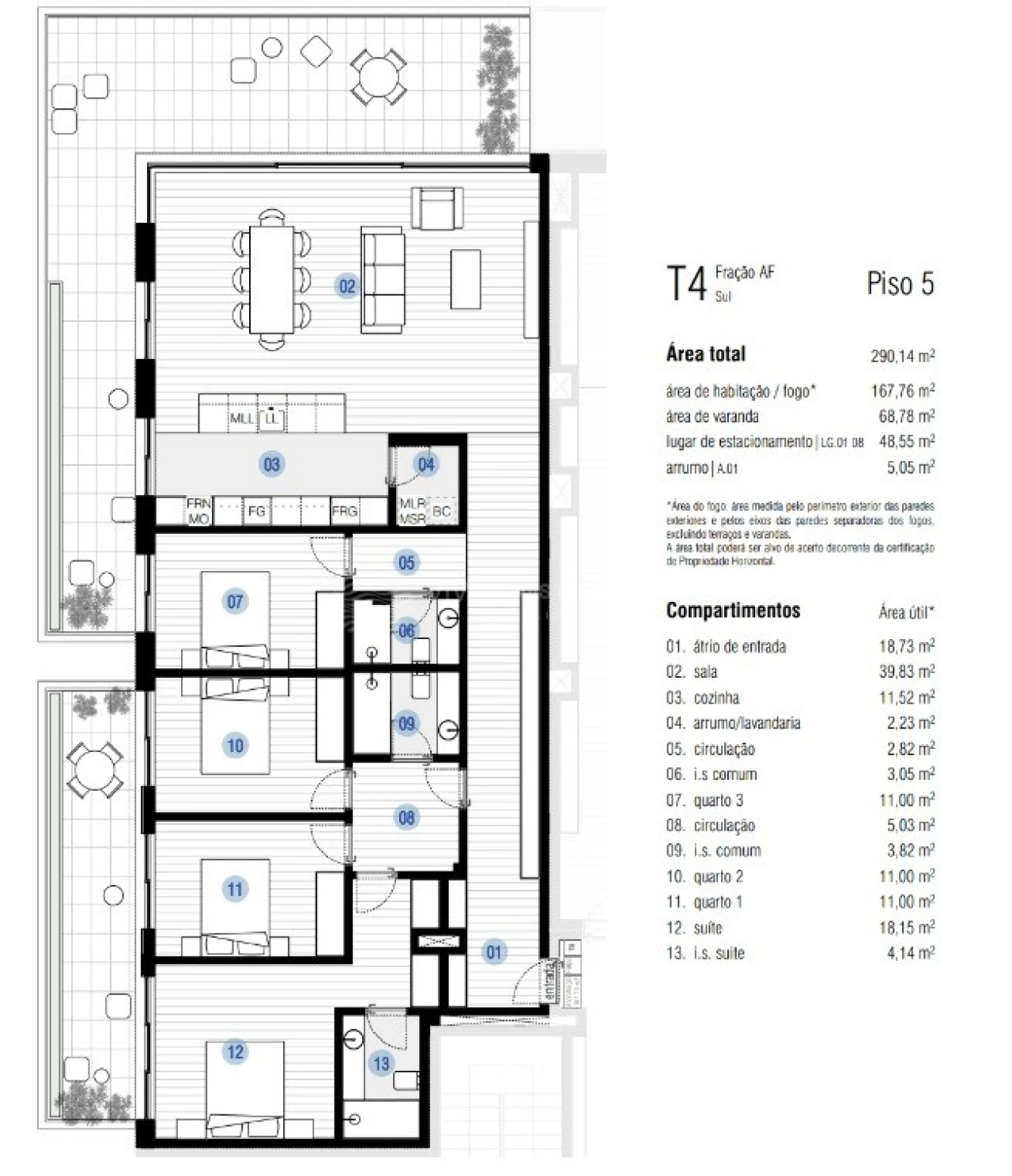 Apartamento T4 para Venda em Canidelo Foto 20