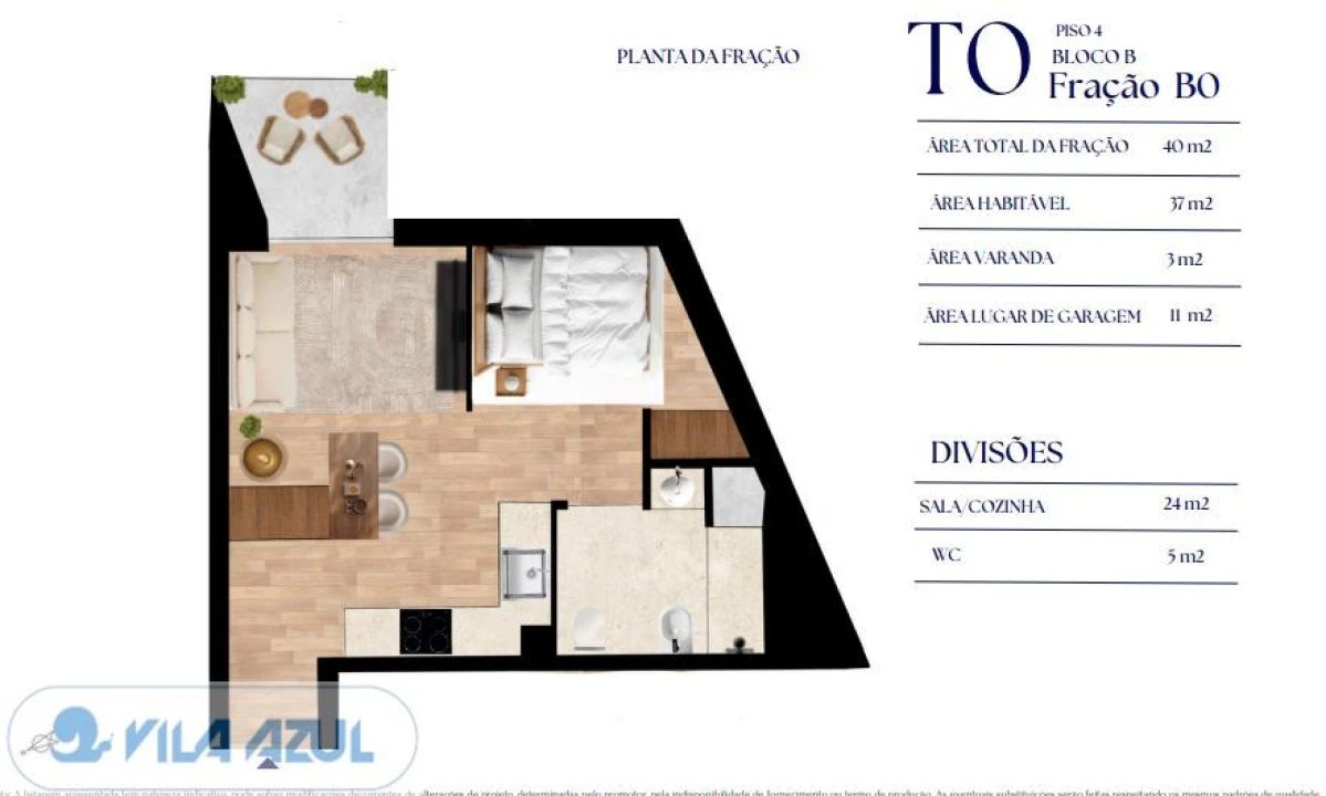 Apartamento T0 para Venda em Bonfim Foto 8