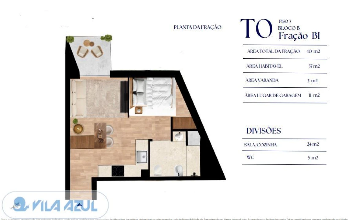 Apartamento T0 para Venda em Bonfim Foto 4