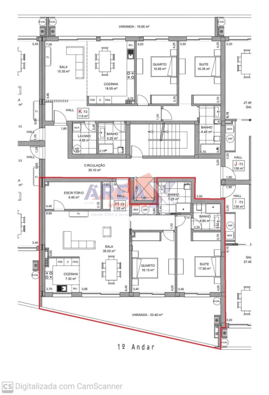 Apartamento T2 para Venda em Loureiro Foto 3