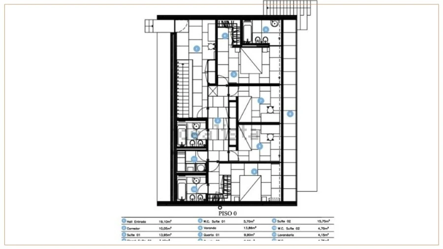 Moradia T3 para Venda em Vau Planta 2