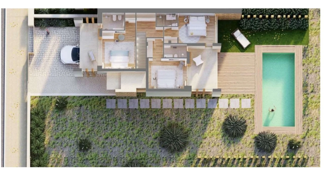 Moradia T4 para Venda em Vau Planta 2