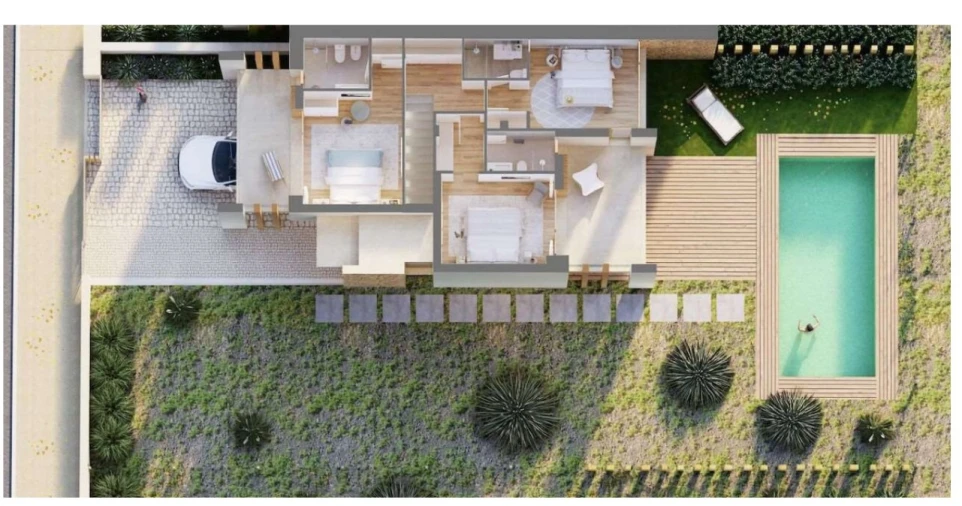 Moradia T4 para Venda em Vau Planta 2