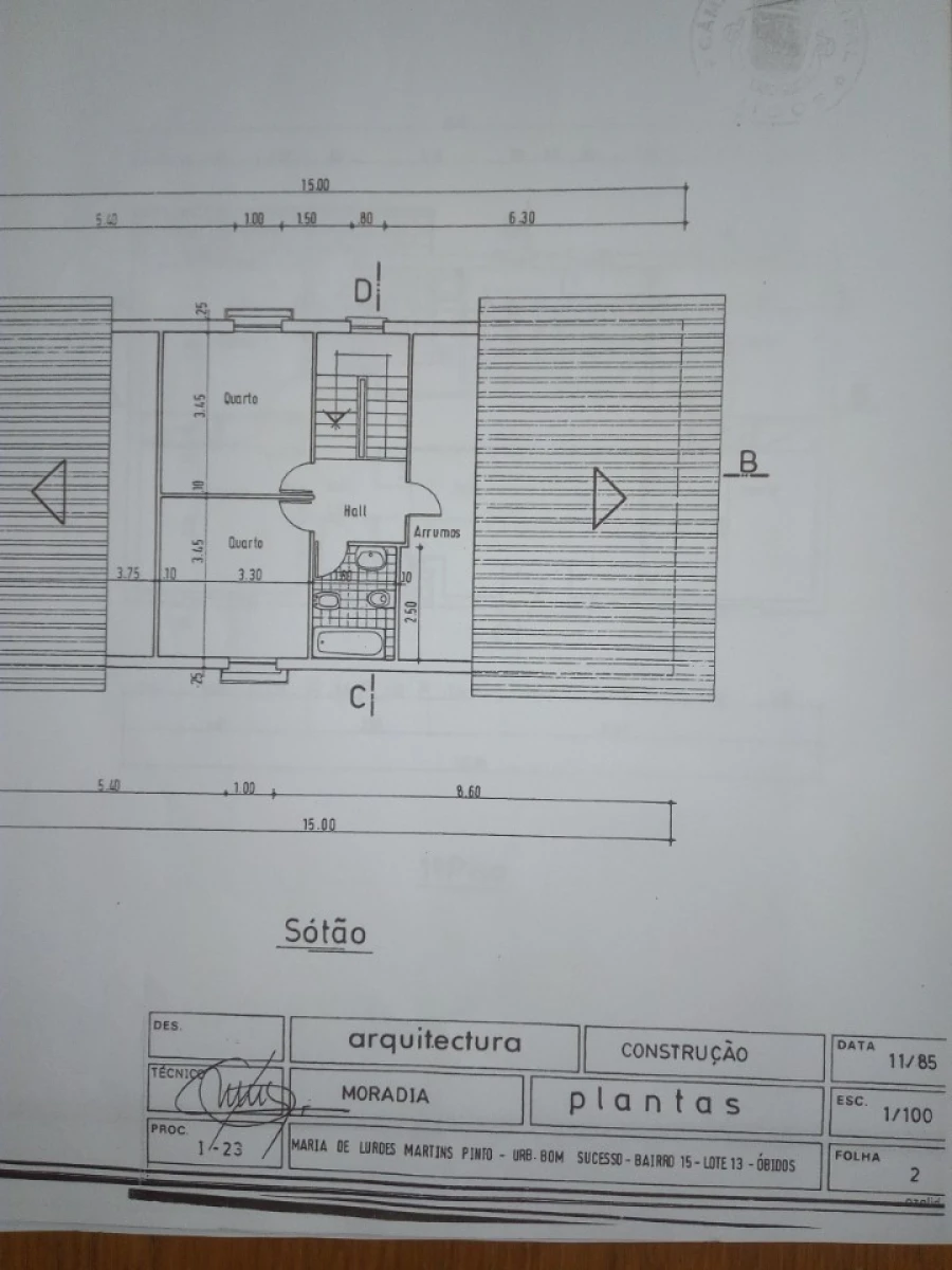 Moradia T6 para Venda em Vau Planta 3
