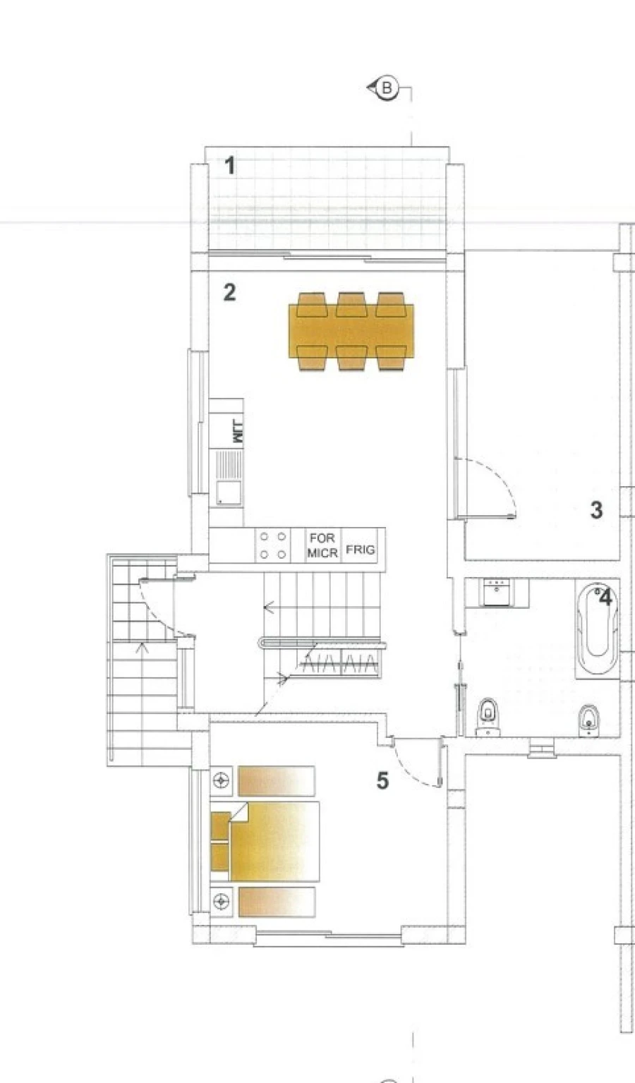 Moradia T3 para Venda em Vau Planta 1