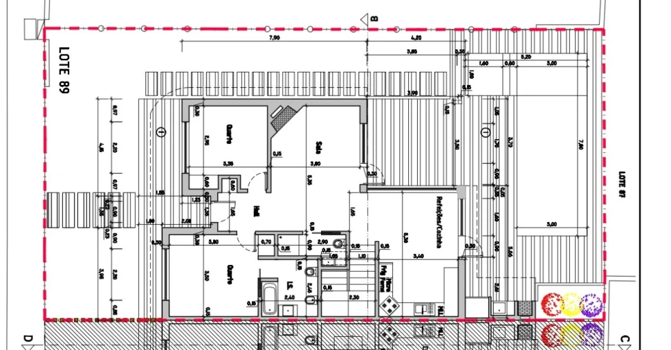 Moradia T4 para Venda em Vau Planta 1
