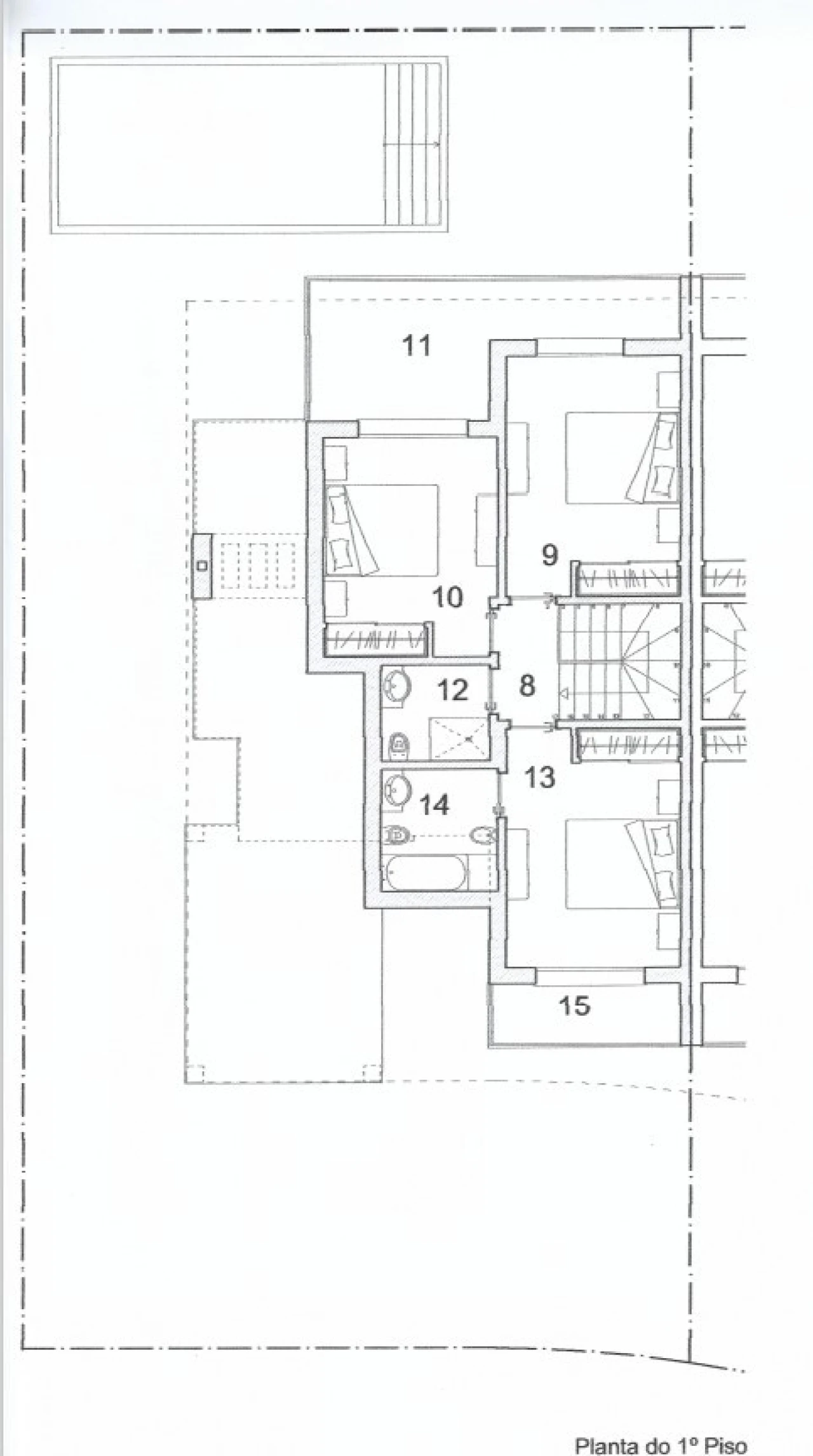 Moradia T4 para Venda em Vau Planta 2