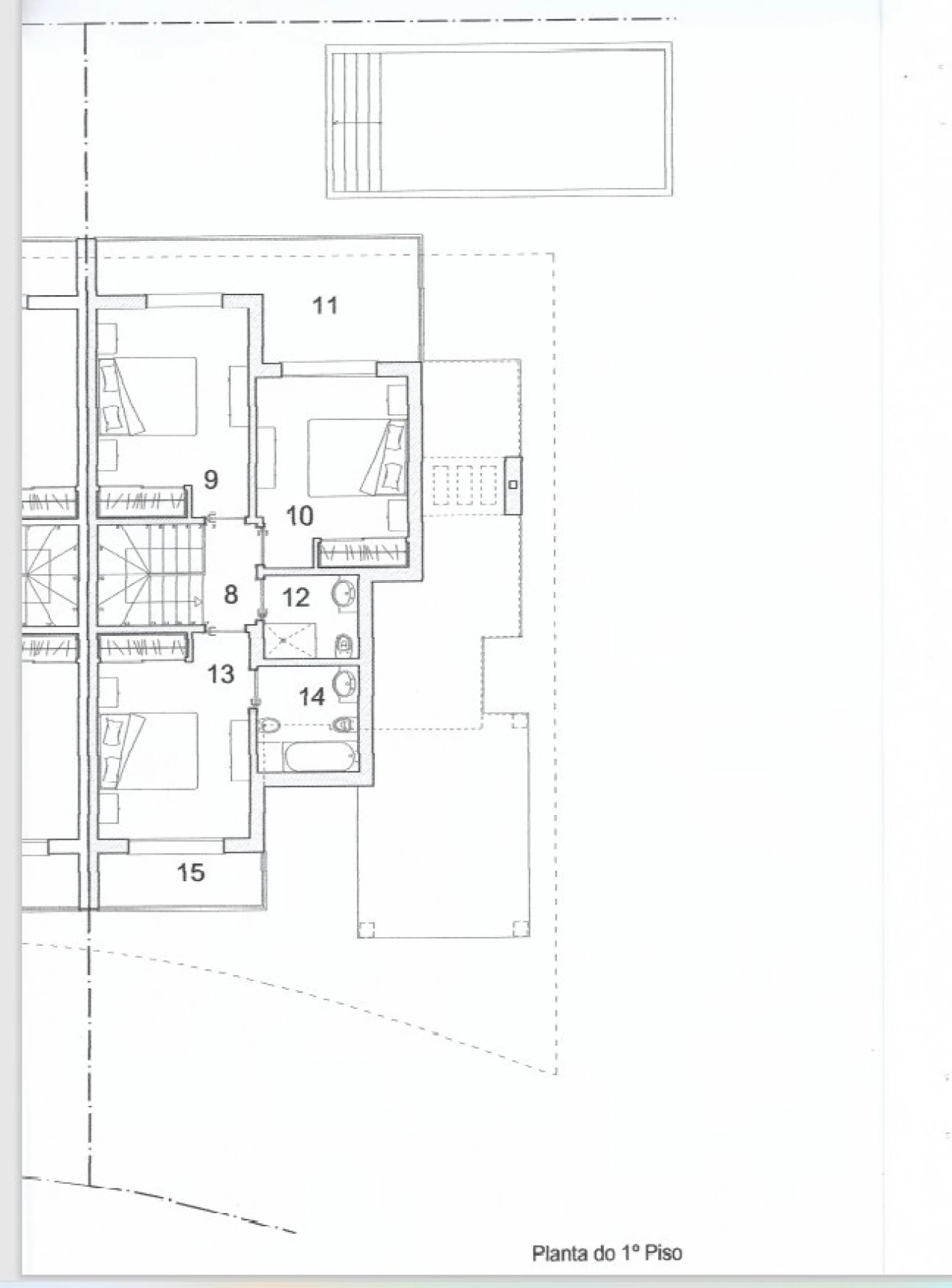 Moradia T4 para Venda em Vau Planta 2