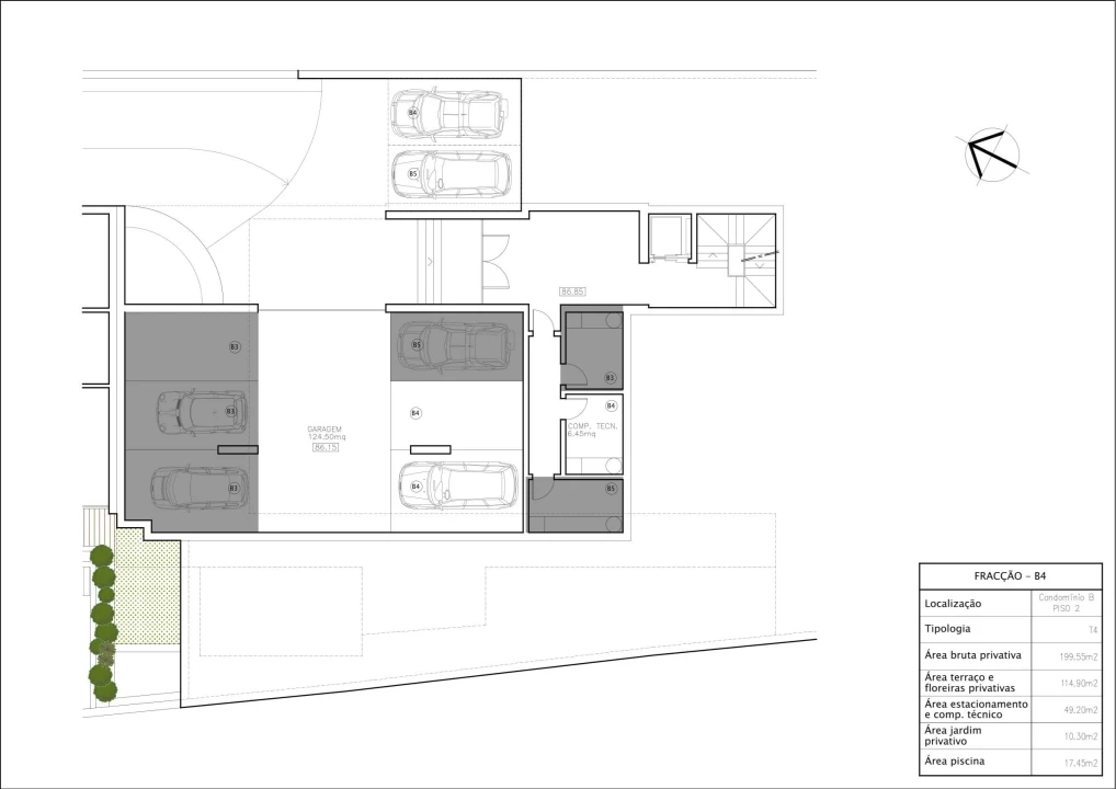 Apartamento T4 para Venda em Cascais e Estoril Planta 2