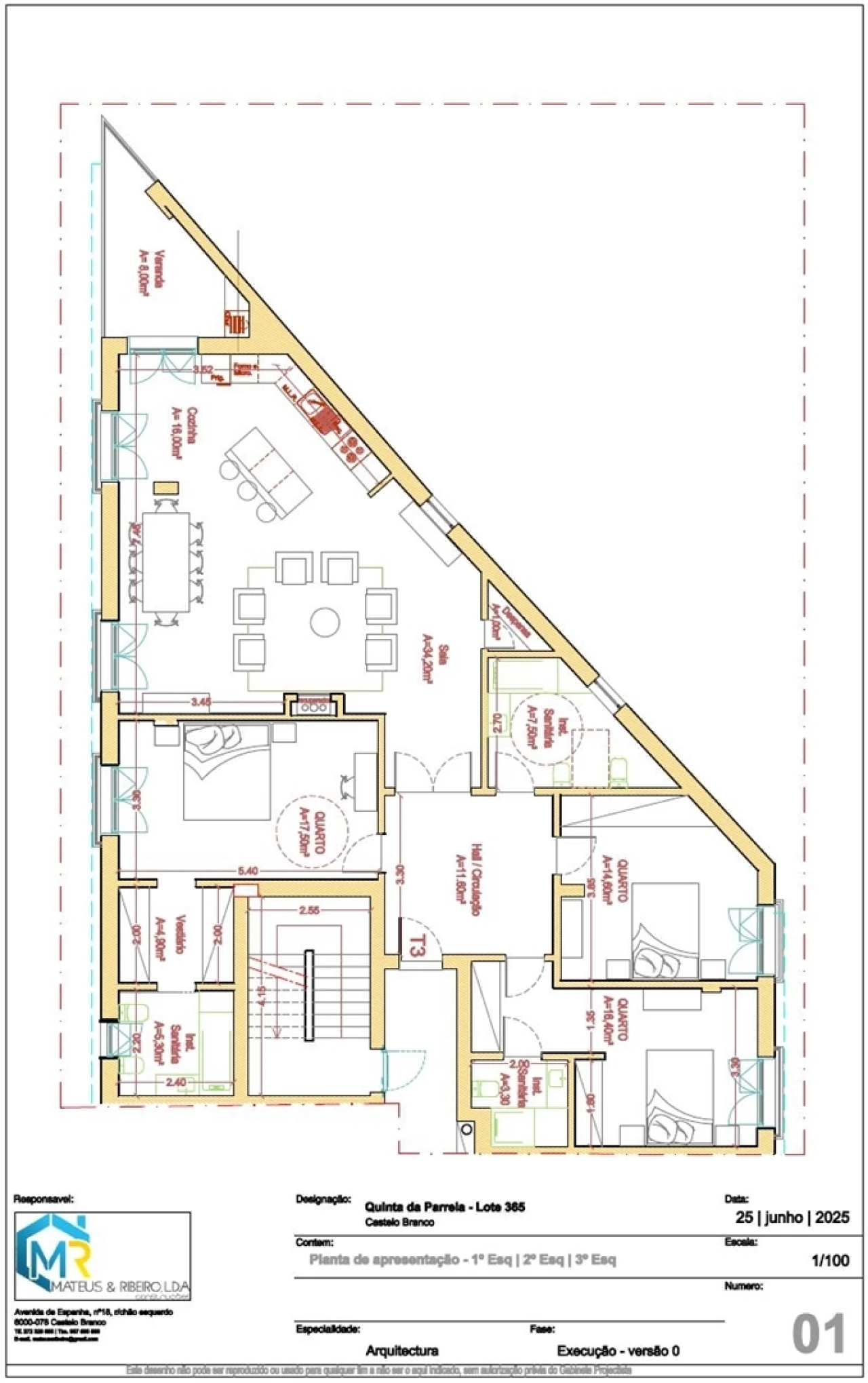 Apartamento T3 para Venda em Castelo Branco Foto 5
