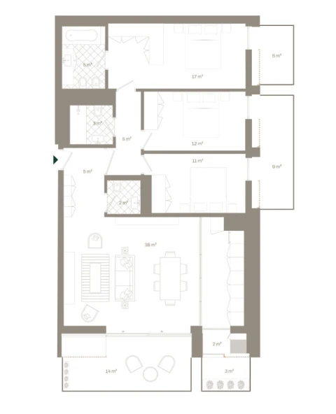 Apartamento T3 para Venda em Santa Marinha e São Pedro da Afurada