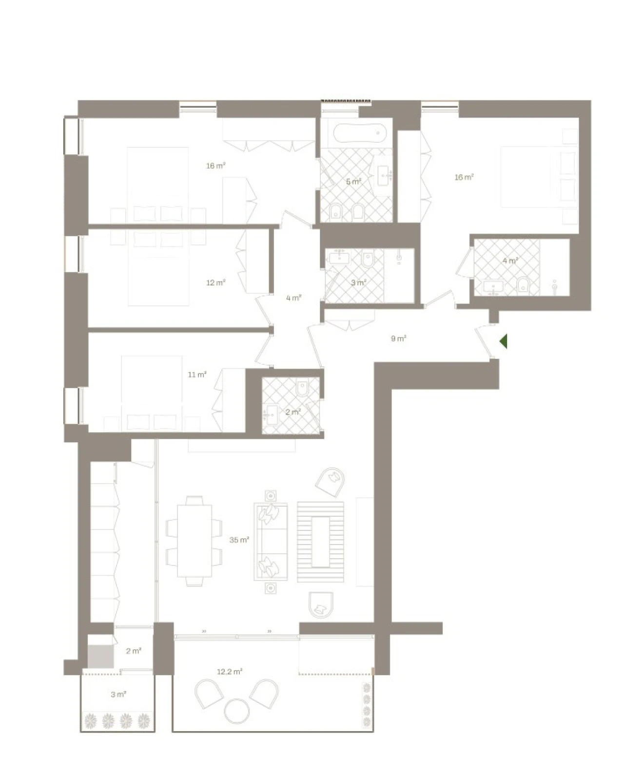 Apartamento T4 para Venda em Santa Marinha e São Pedro da Afurada Foto 23