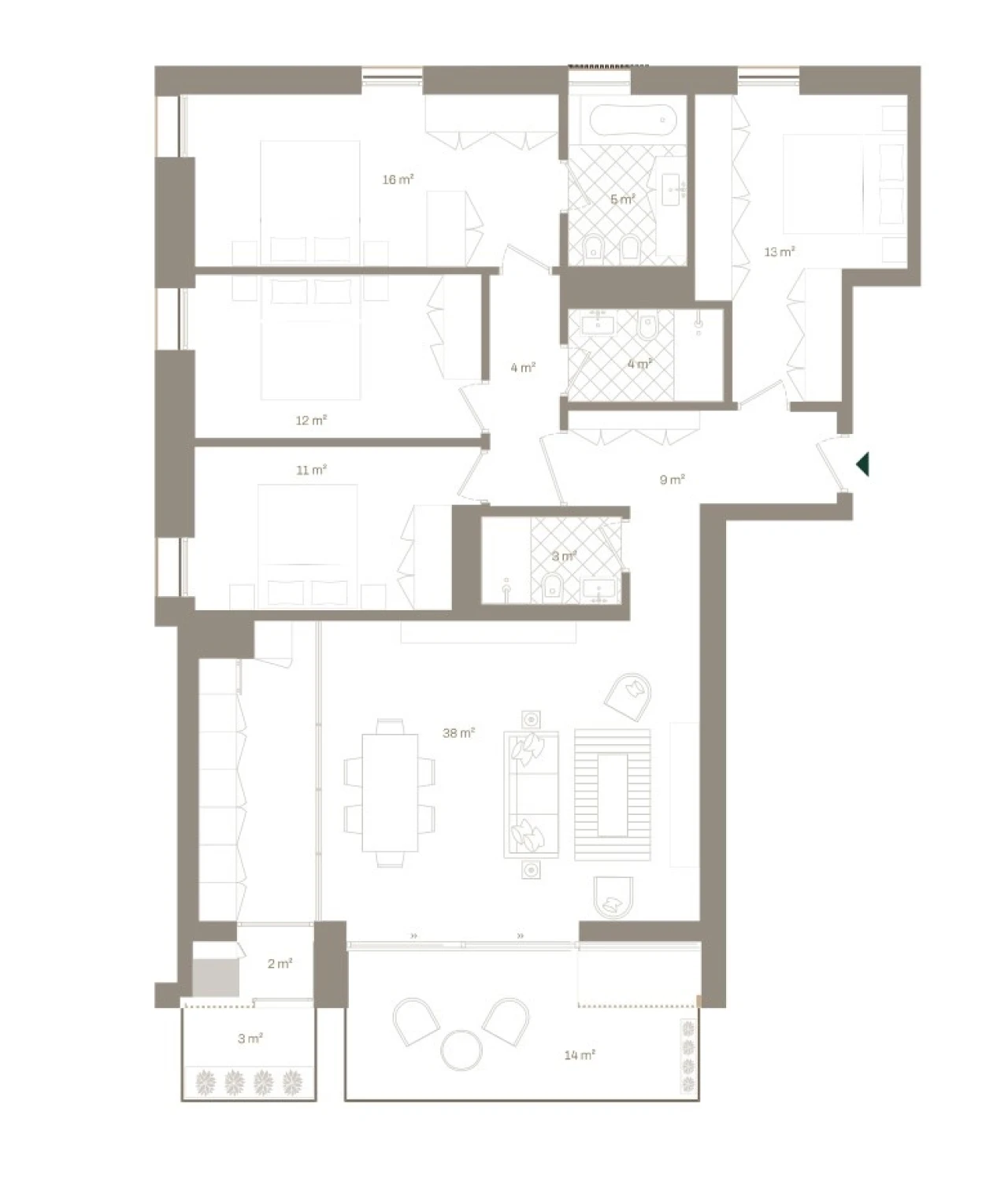 Apartamento T4 para Venda em Santa Marinha e São Pedro da Afurada Foto 23