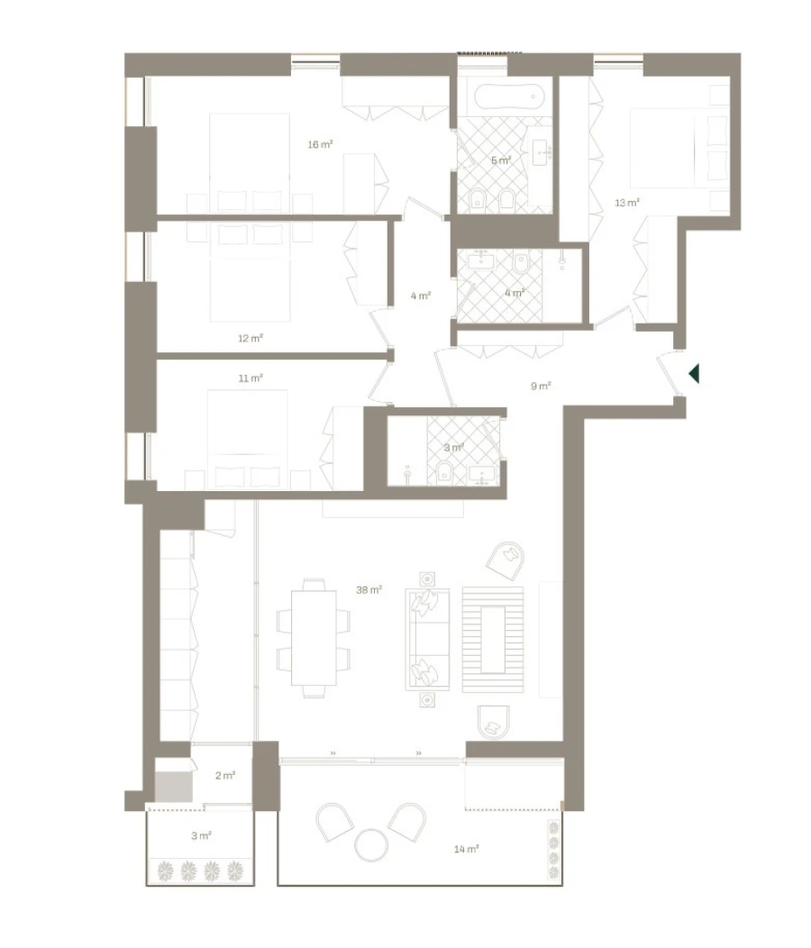 Apartamento T4 para Venda em Santa Marinha e São Pedro da Afurada Foto 23