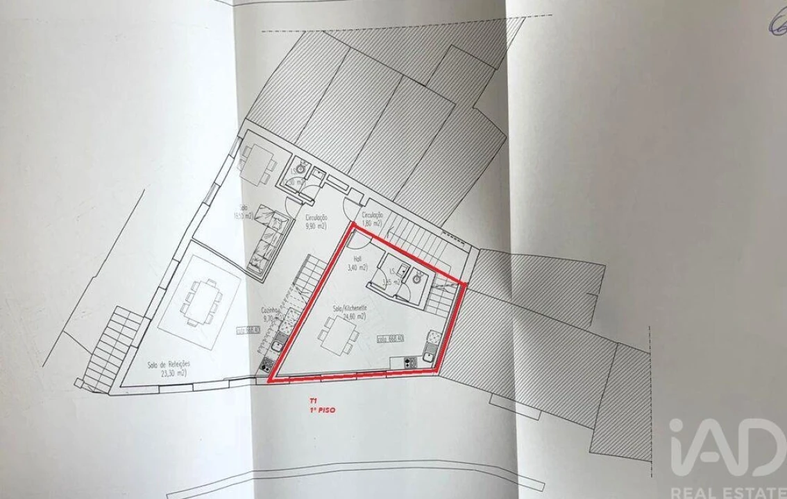 Apartamento T1 para Venda em Covilhã e Canhoso Foto 24