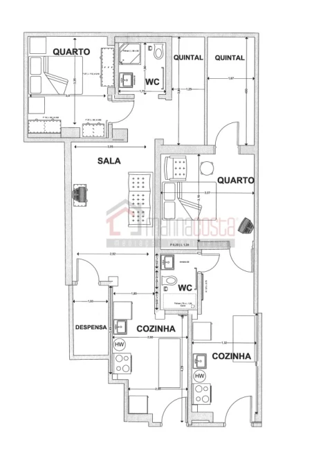 Apartamento T2 para Venda em Peniche