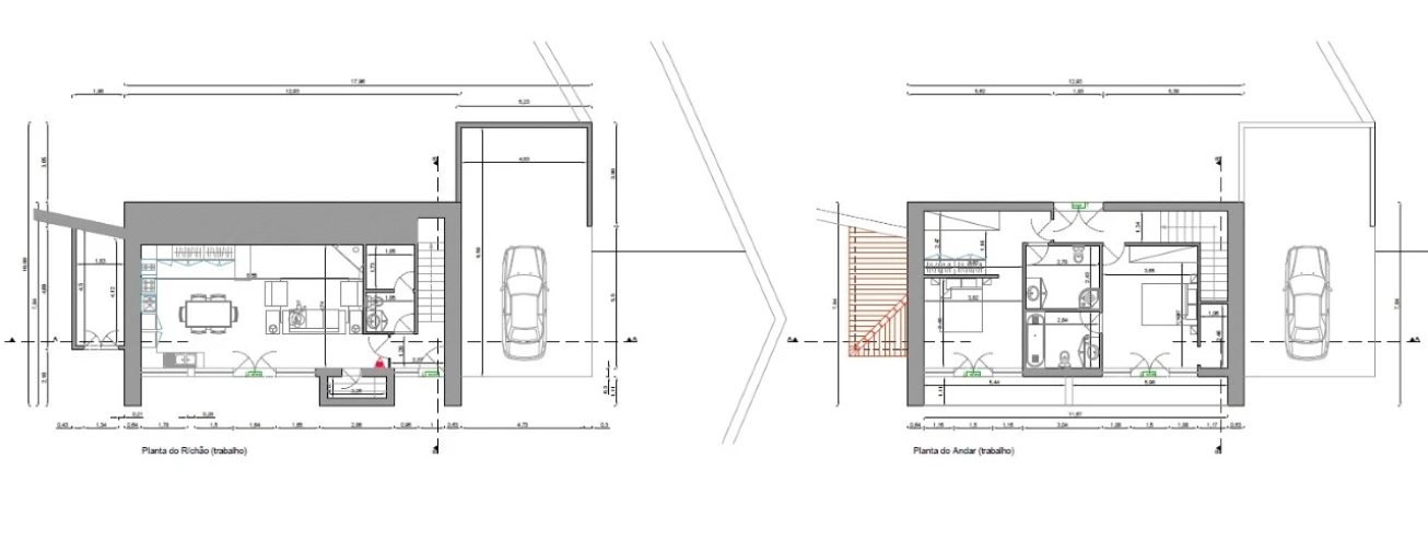 Moradia T2 para Venda em Goães Planta 1
