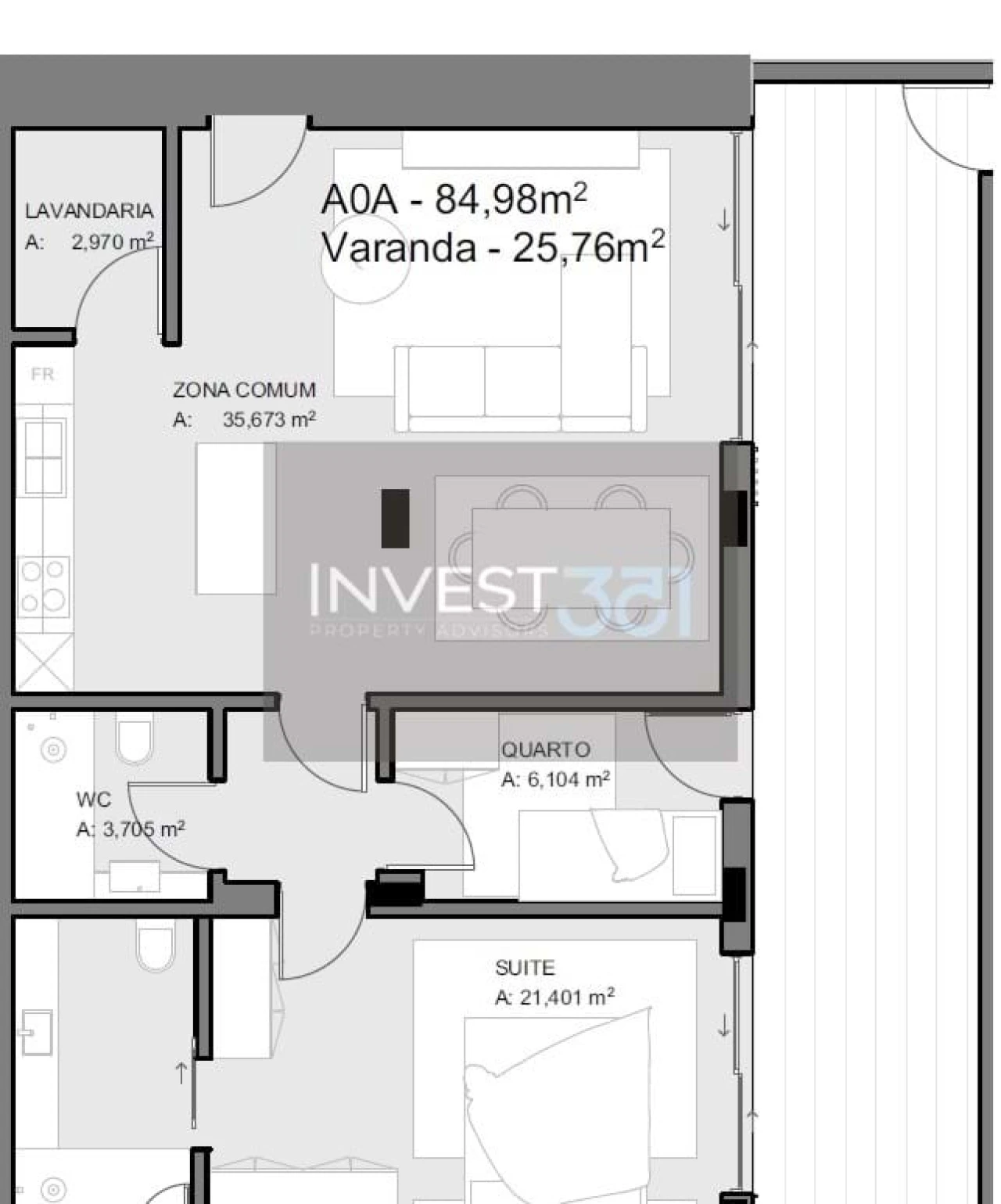 Apartamento T1 para Venda em Paços de Ferreira Foto 17