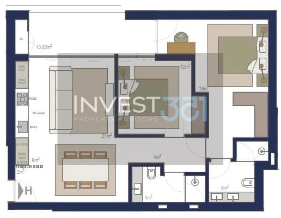 Apartamento T2 para Venda em Matosinhos e Leça da Palmeira Foto 16