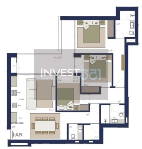 Apartamento T3 para Venda em Matosinhos e Leça da Palmeira