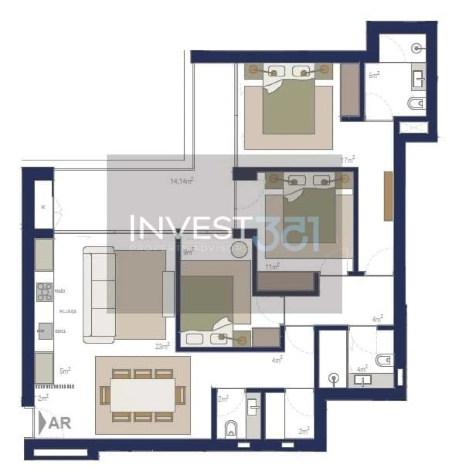 Apartamento T3 para Venda em Matosinhos e Leça da Palmeira Foto 17