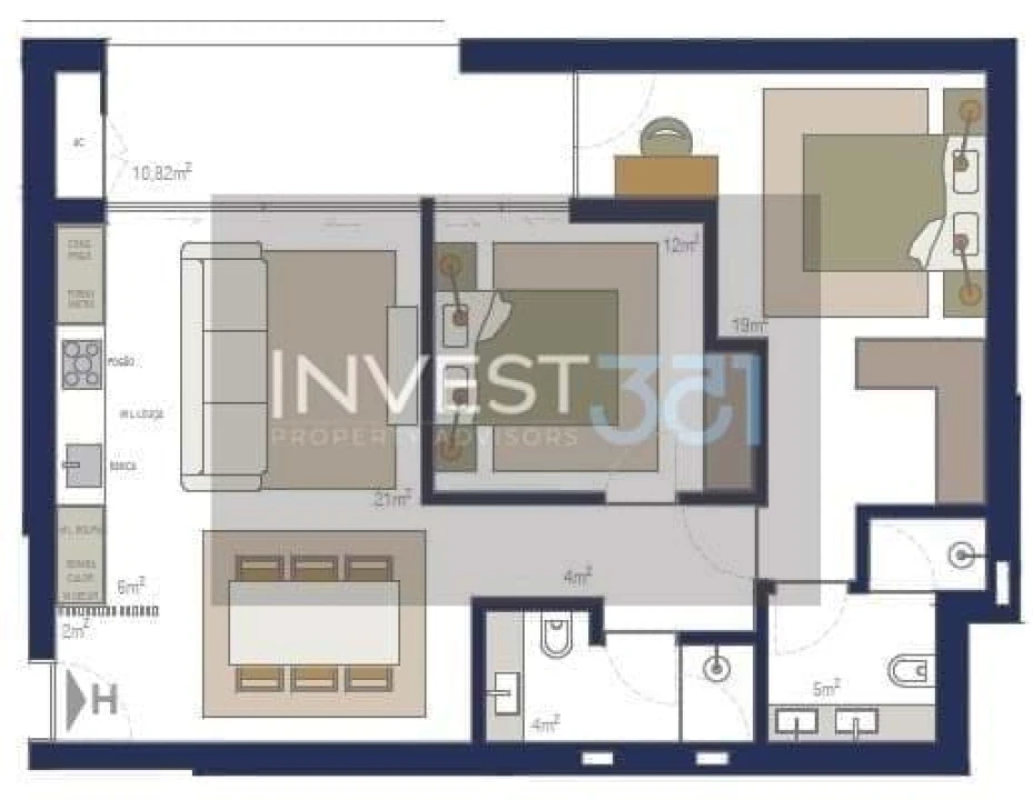 Apartamento T3 para Venda em Matosinhos e Leça da Palmeira Foto 16