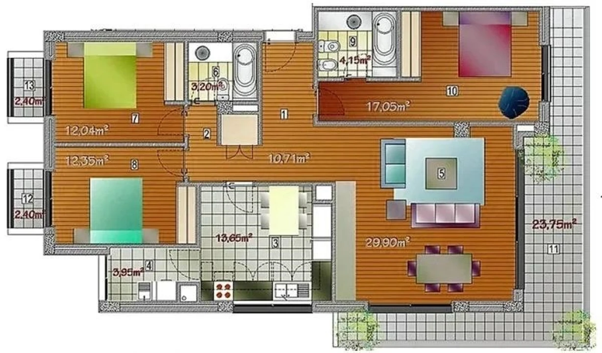 Apartamento T3 para Venda em São Martinho Foto 26