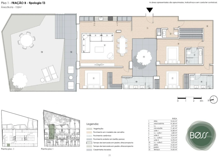 Apartamento T3 para Venda em Paranhos Planta 1