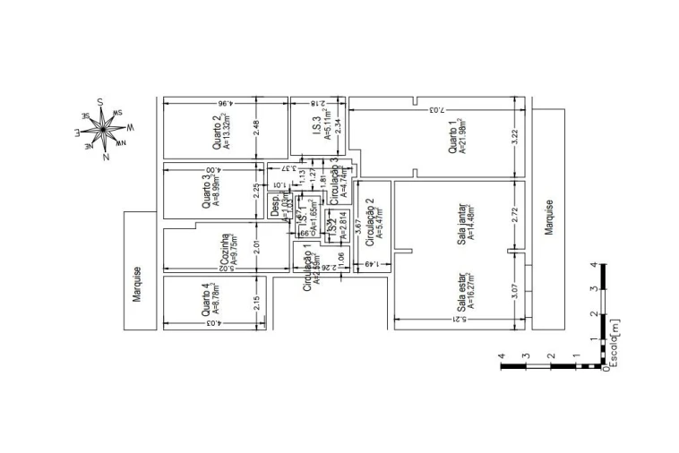 Apartamento T4 para Venda em Arroios Planta 1
