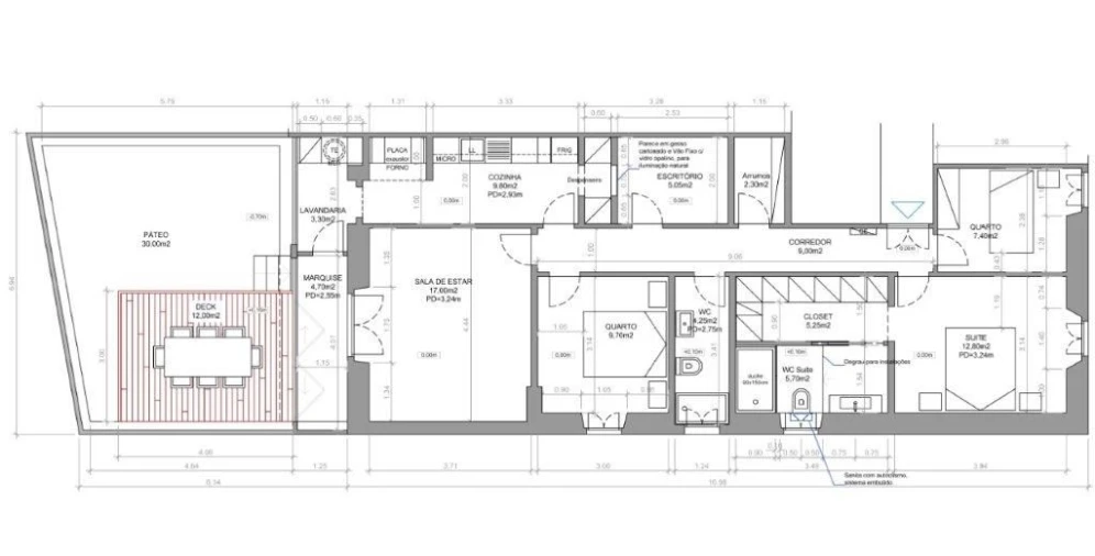 Apartamento T3 para Venda em Santo António Planta 1