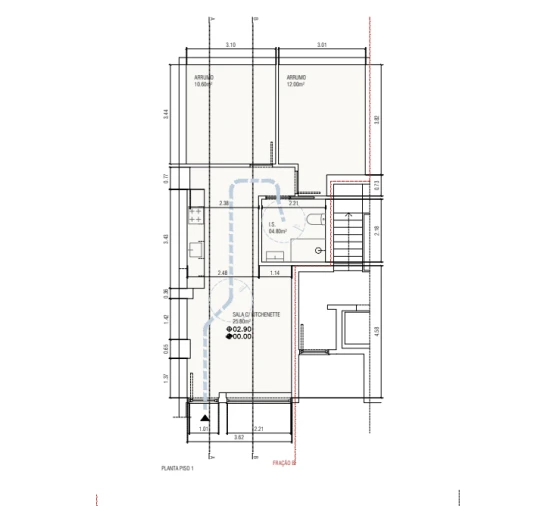 Apartamento T4 para Venda em Rio de Mouro Planta 1